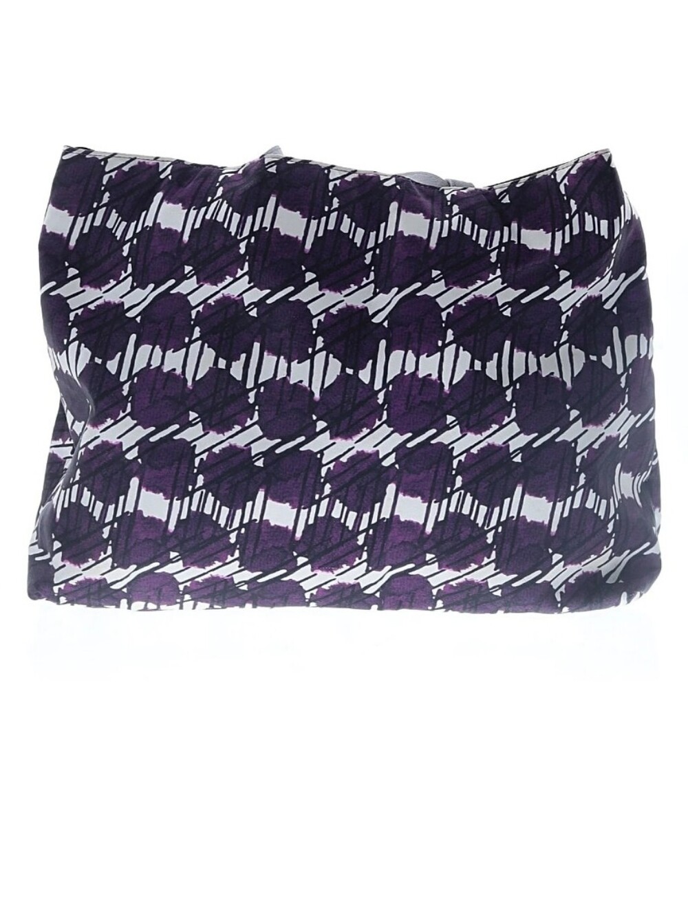 Henri Bendel NYC Fashion Illustration Purple Graphic Tote Shopper Bag - Picture 15 of 16